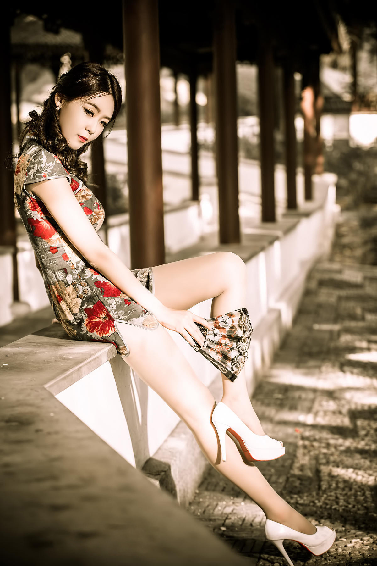 穿越过去,老上海的旗袍美人