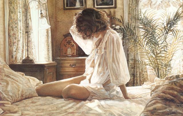 人体之美来自美国的顶级水彩大师stevehanks