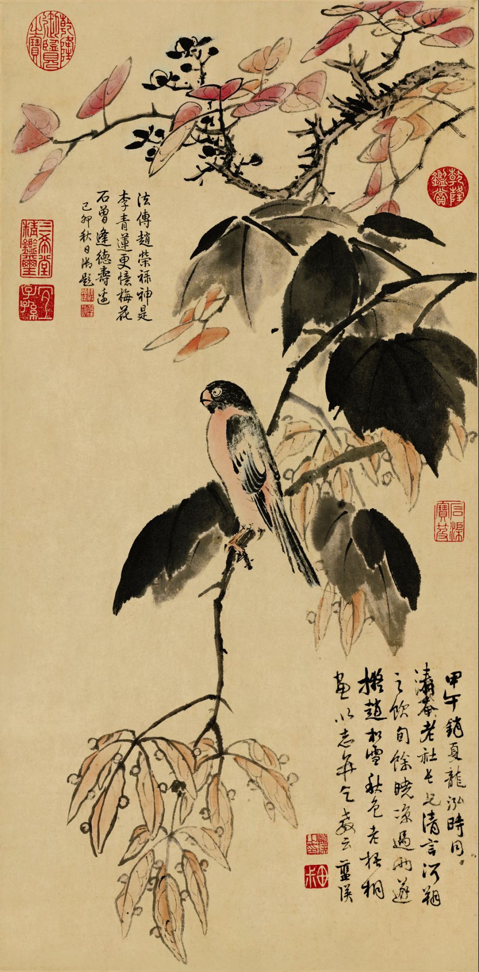 浙派三大家蓝瑛绘画作品