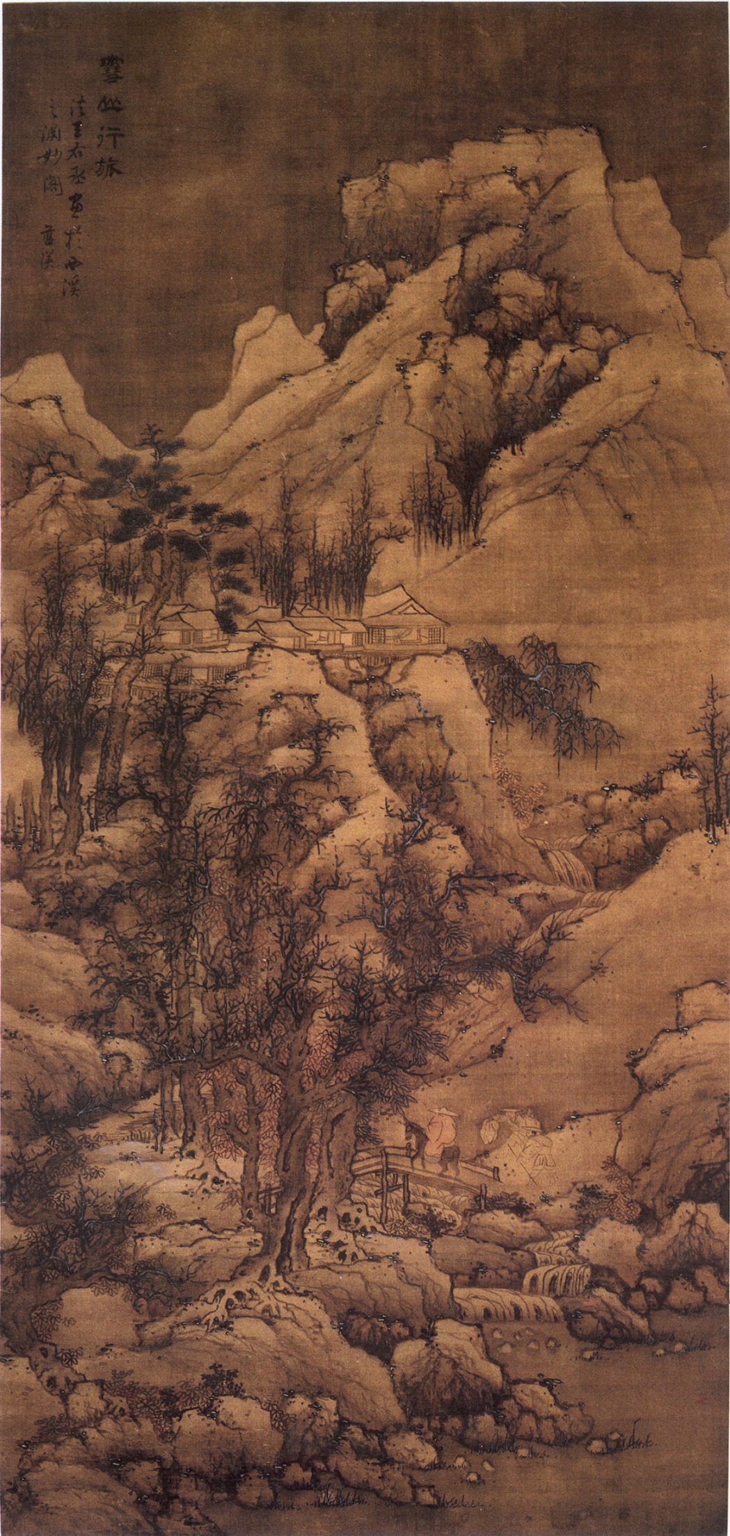 浙派三大家 蓝瑛绘画作品