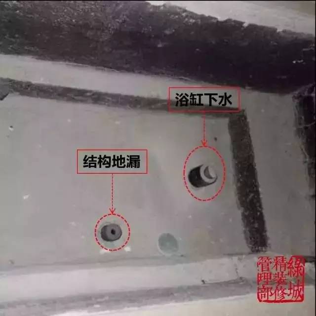 浴缸预留下水口与墙距图片