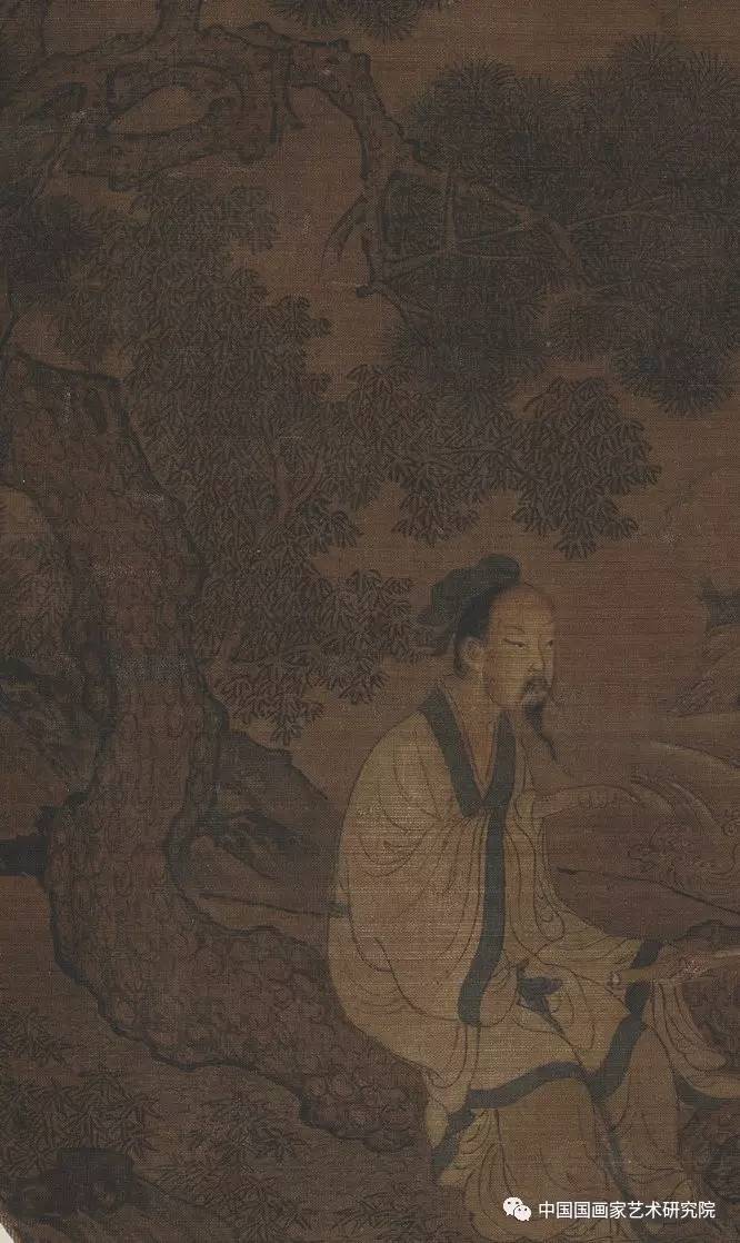 每日一赏中国国画历代精品高清展188宋刘松年松荫谈道图