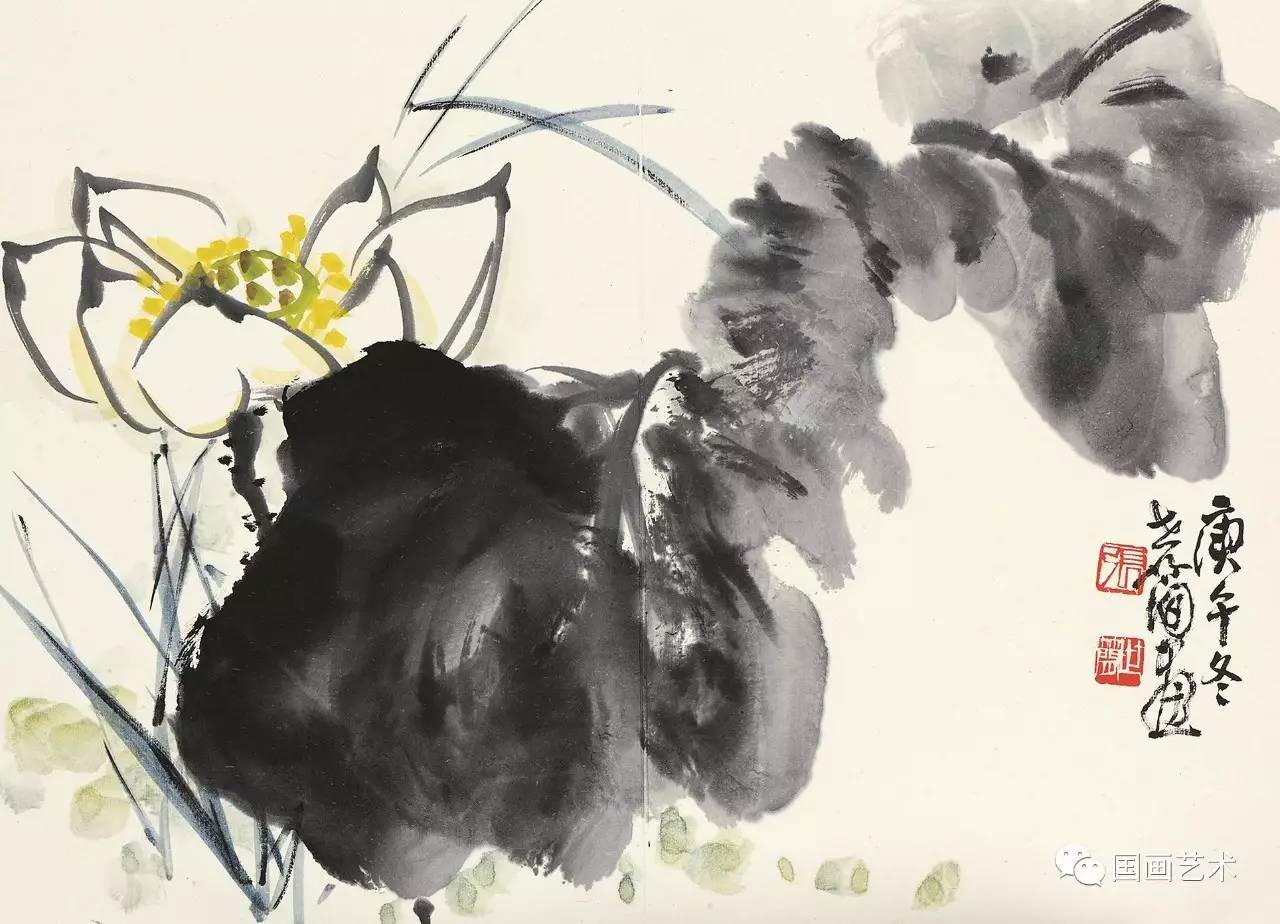 张世简怎样画好写意荷花