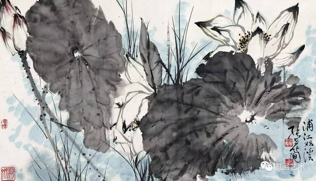 张世简怎样画好写意荷花