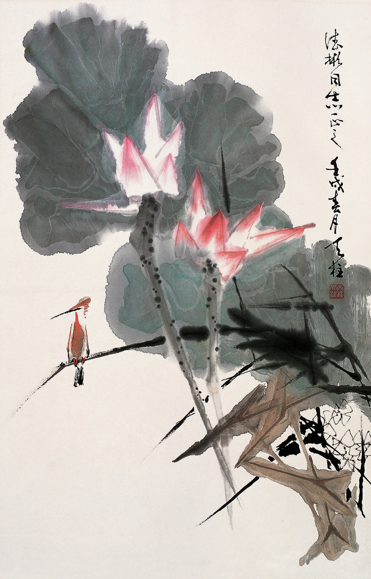 秦天柱花鸟作品欣赏