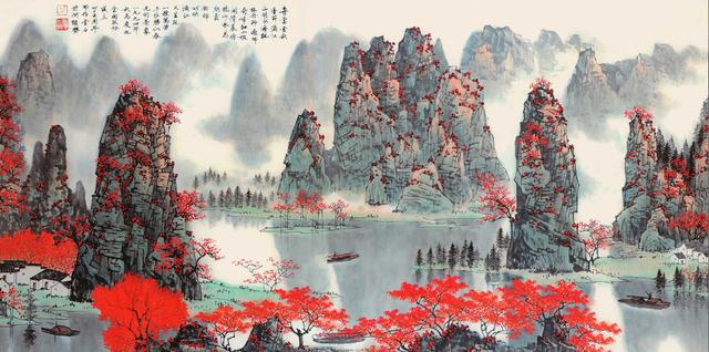 中国山水画名家—白雪石