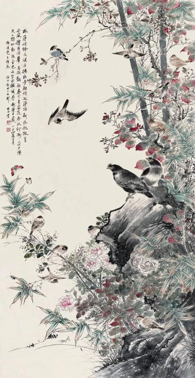 颜伯龙陈滞冬国画作品