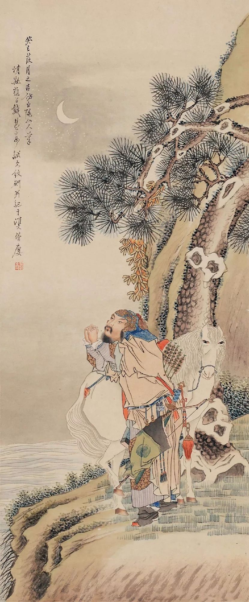 清末名家钱慧安国画作品