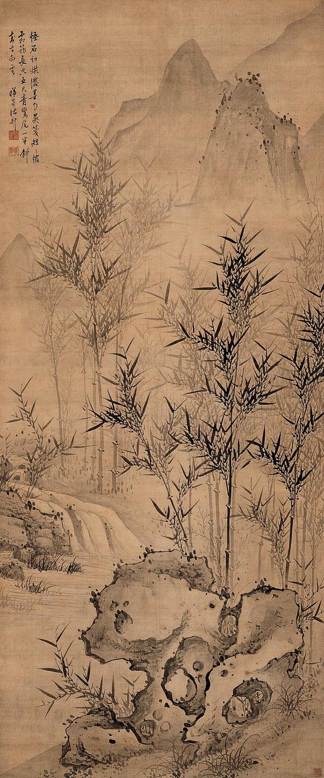 一代墨竹名家诸升墨竹十幅