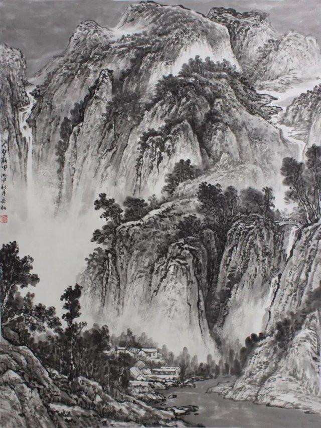 一笔一画一座城看画家笔下的泰山有多美