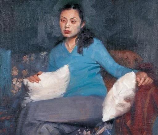 一组你没有见过的油画大师冷军的人物肖像画