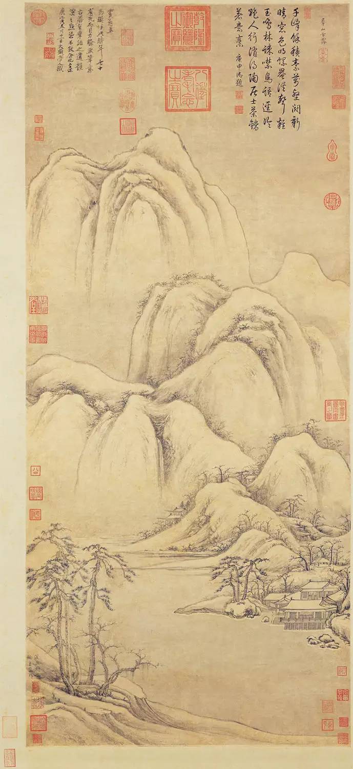 一千年来,冰雪山水画都是咋画的? (转载)