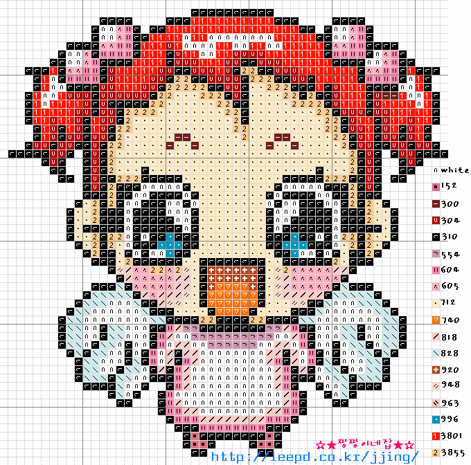 引用上百幅经典卡通小图115楼加新图十字绣图纸编织人生论坛小可爱的