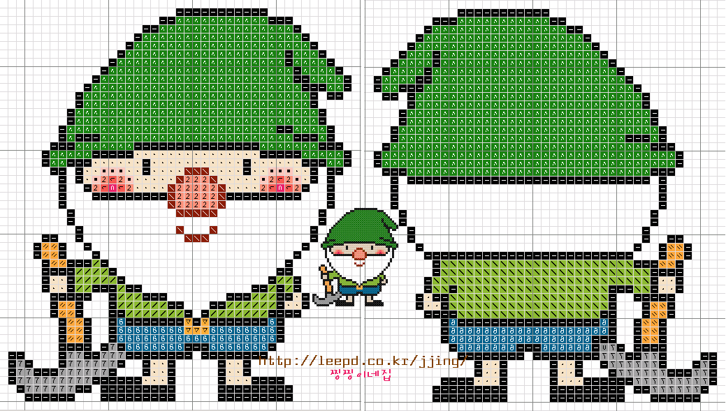 引用上百幅经典卡通小图115楼加新图十字绣图纸编织人生论坛小可爱的