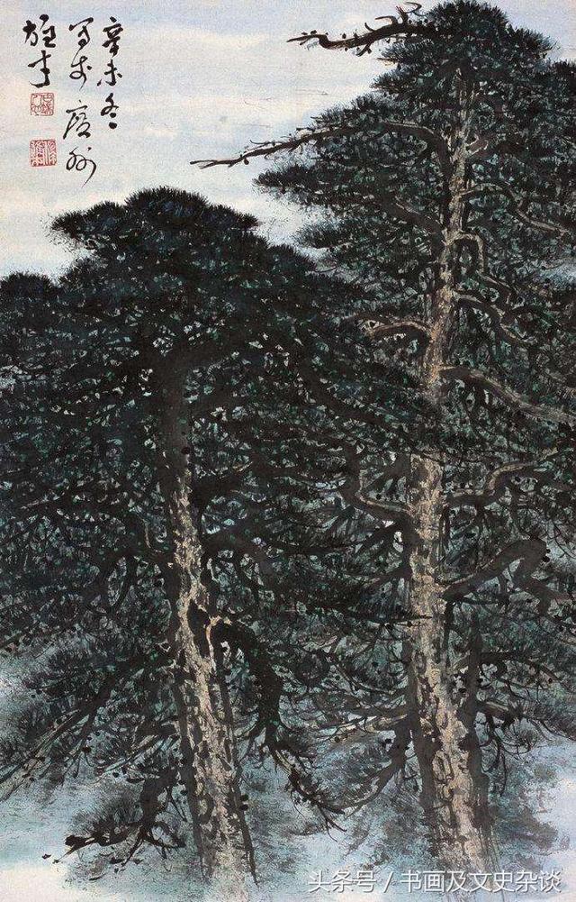 书画杂谈专题国画作品汇编松树集