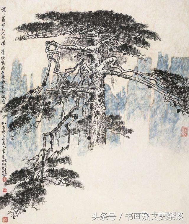 书画杂谈专题国画作品汇编松树集