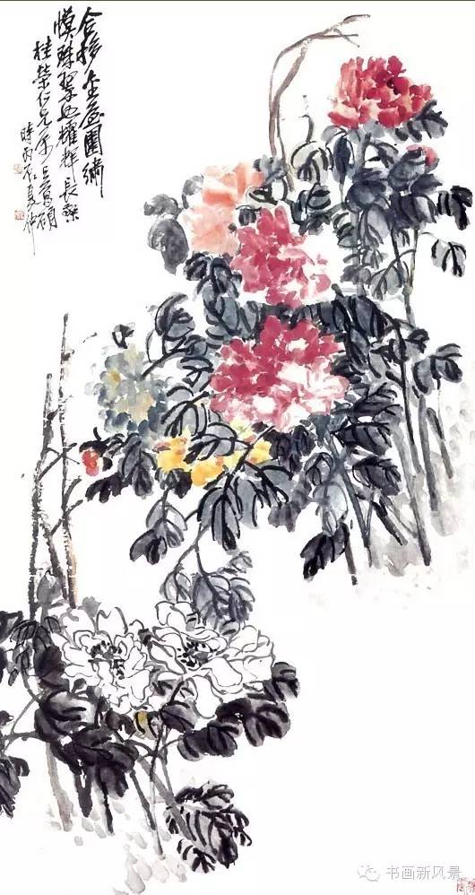 大师吴昌硕高清牡丹27幅