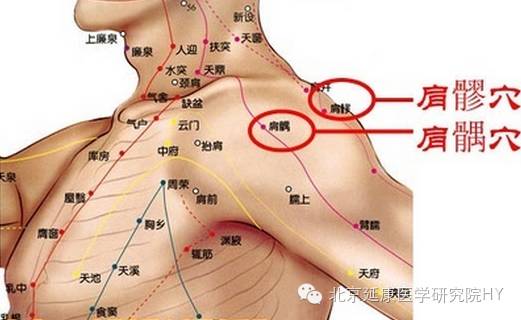 七個穴位治療肩周炎