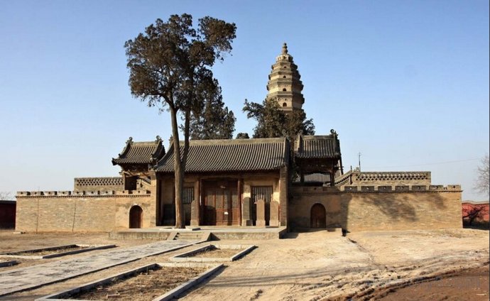 历史文化古迹山西晋中平遥慈相寺图文