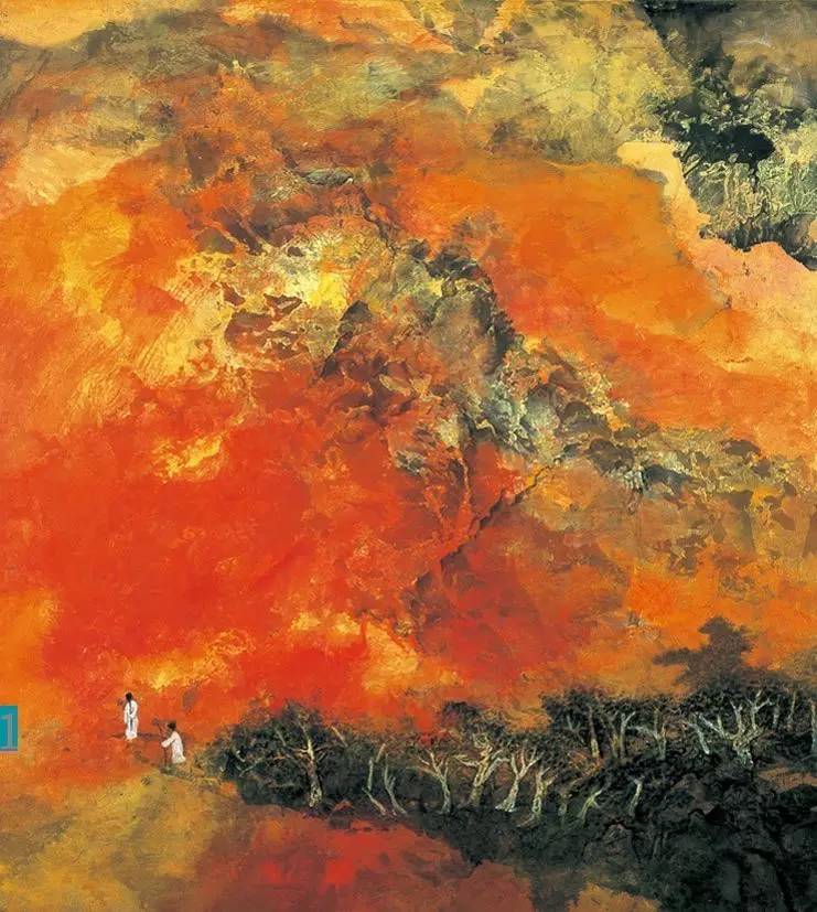 王迦南 重彩绘画作品欣赏