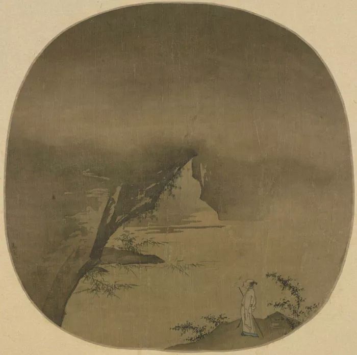 马远 邀月就梅图 大都会博物馆藏马远 梅溪放艇图页马远 寒山子图页