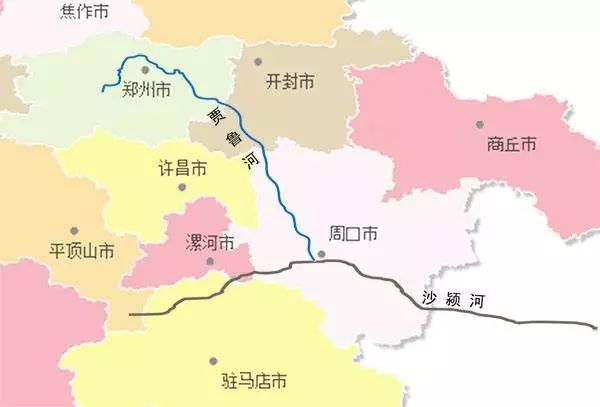 贾鲁河——沙颍河(沙河)捻军突破沙贾防线之后,进入山东水套地区,计划