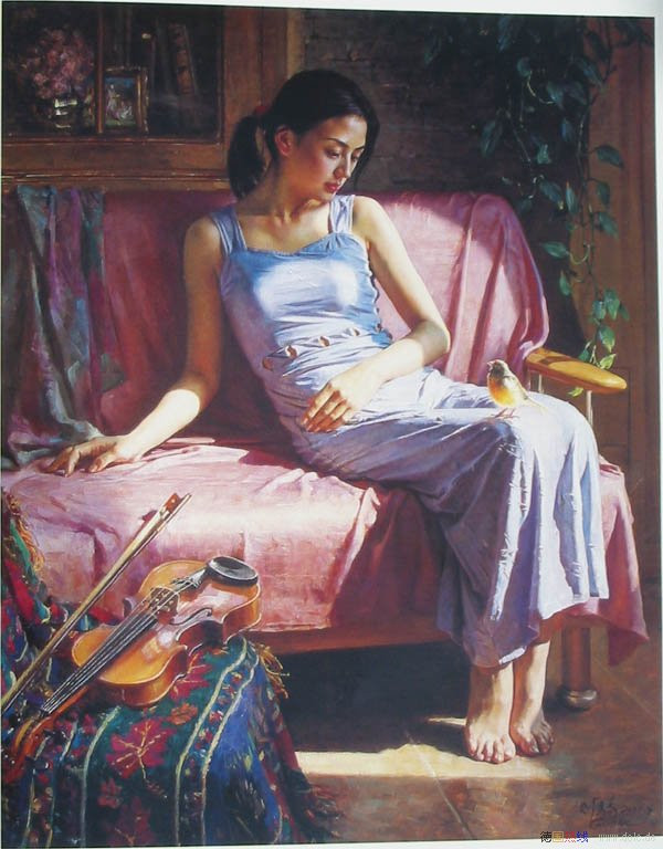 旅美画家关则驹的油画作品欣赏