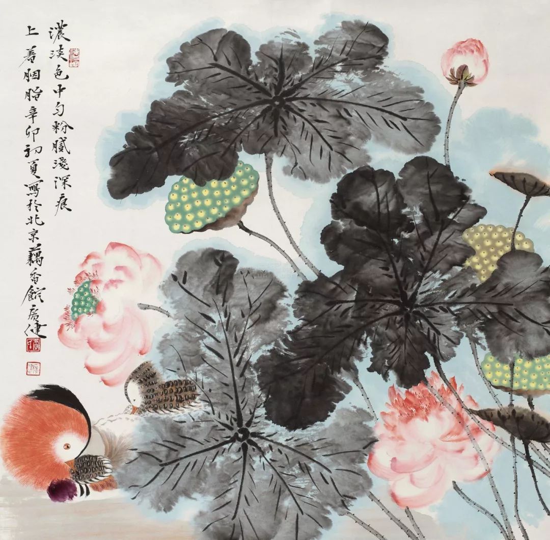 贾广健作品欣赏老师的悉心指教,自己的潜心努力,使得贾广健不仅在工笔