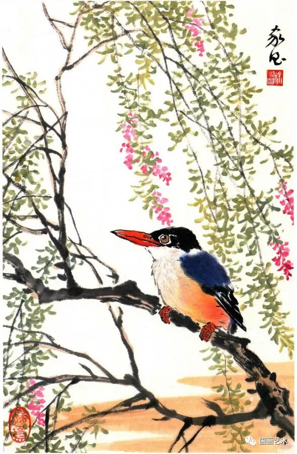 写意花鸟参考徐家昌百鸟百花画集1