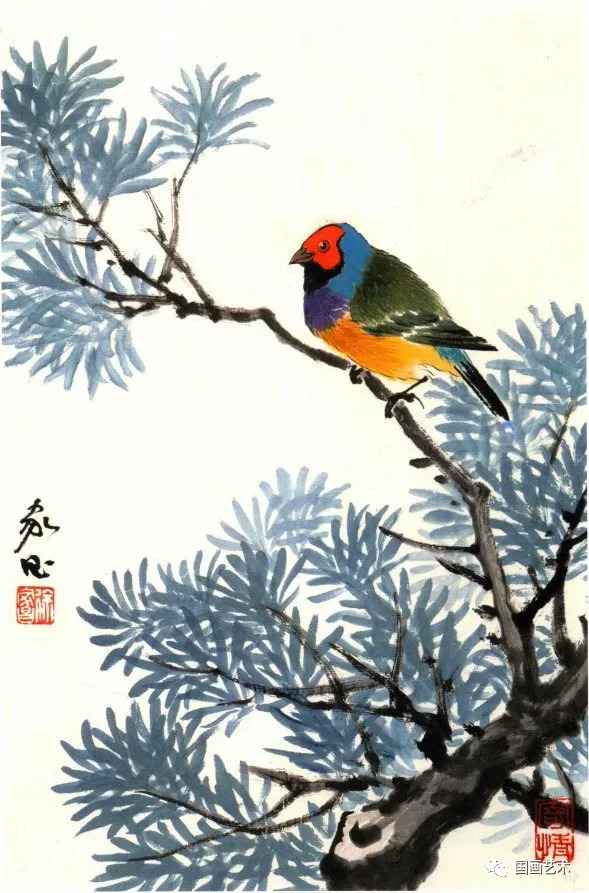 写意花鸟参考徐家昌百鸟百花画集1