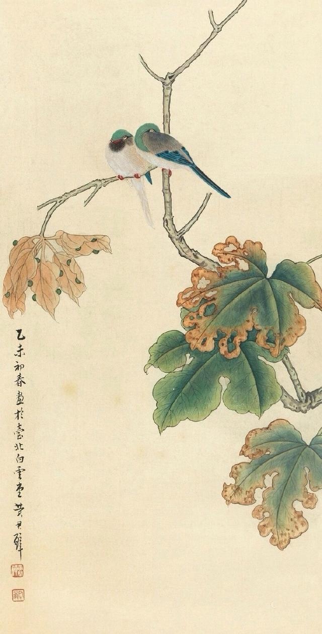 工笔画-黄君璧是一个全能型画家,直逼宋元的工笔之作!