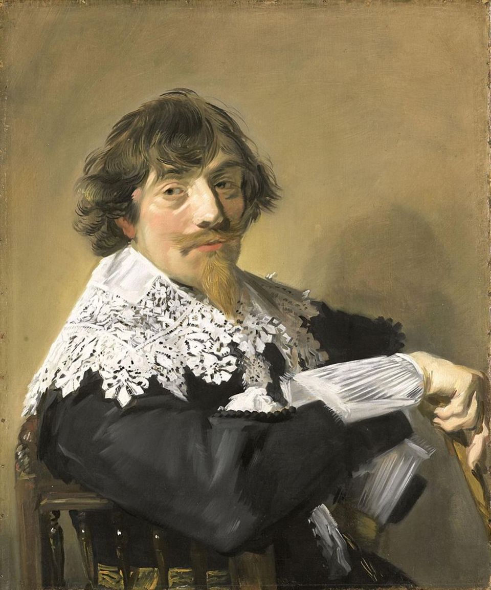 荷兰绘画家弗朗斯哈尔斯肖像画