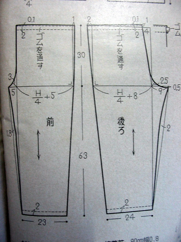人造棉睡裤裁剪方法图片