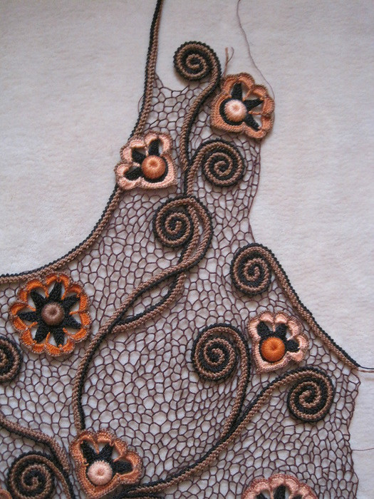 爱尔兰钩编艺术----虾编与土豆