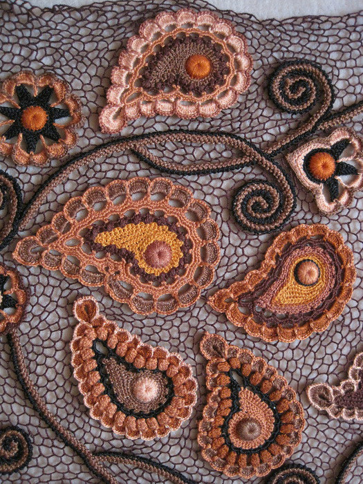 爱尔兰钩编艺术----虾编与土豆