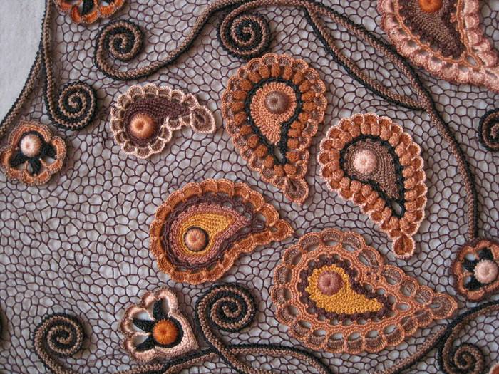 爱尔兰钩编艺术----虾编与土豆