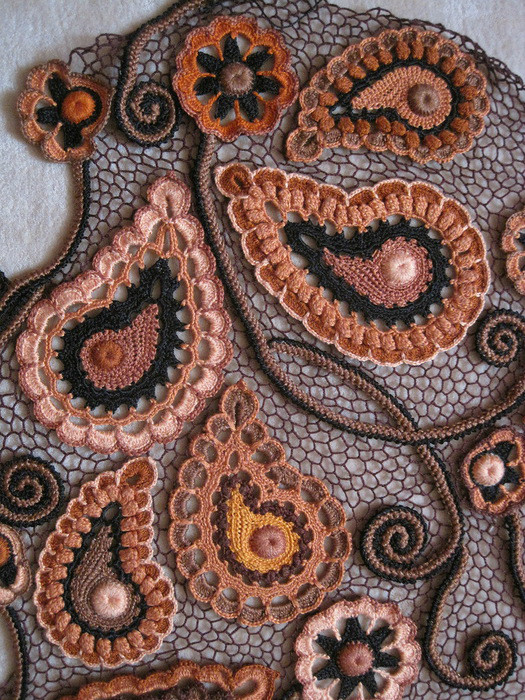 爱尔兰钩编艺术虾编与土豆