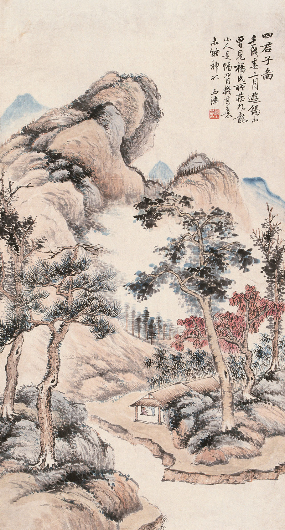 顾麟士绘画作品欣赏