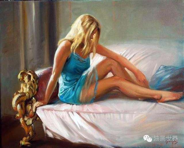 gulyas人物油画作品"油画世界【微信号:yaju360】",每天为你精选世界