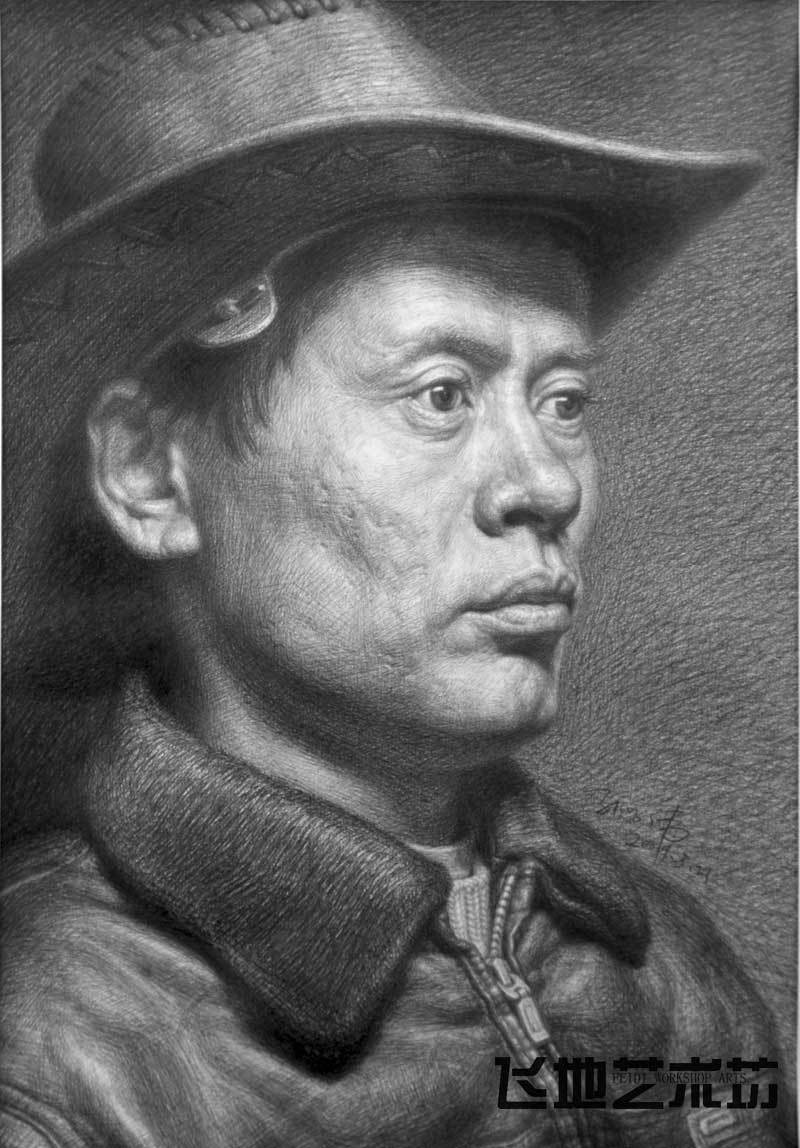 素描速写王华祥艺木坊首届弟子班素描人物作品