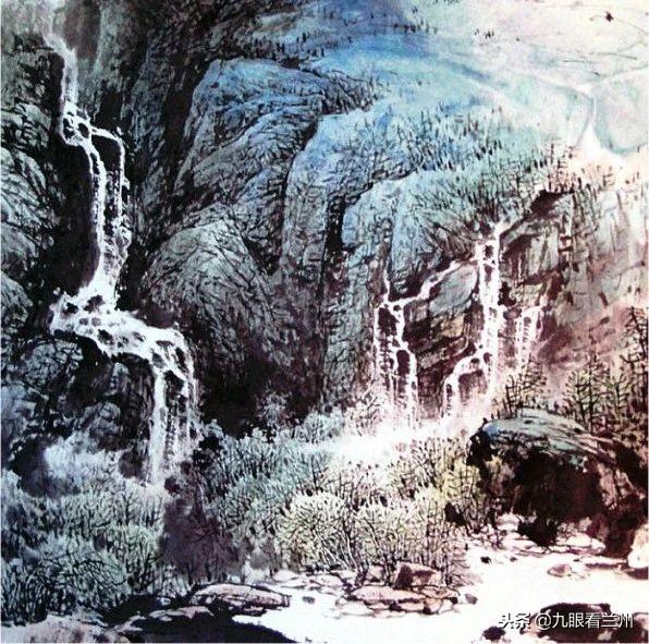 史贵仁山水画作品,兼收并蓄,淳朴厚重,格调清新,画风独到