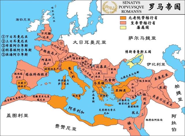 罗马帝国极盛时期版图图片