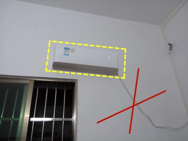 挂式空调插座位置图片图片