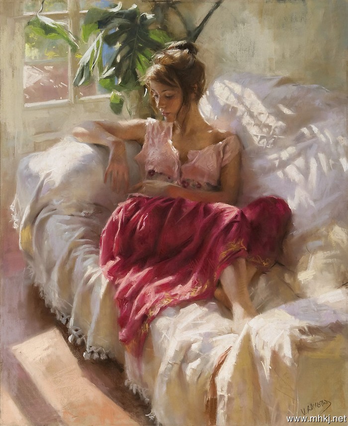 西班牙艺术家vicente romero redondo油画作品
