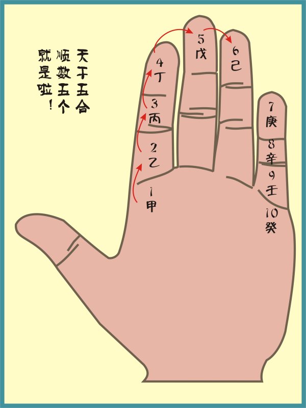六爻手指图片