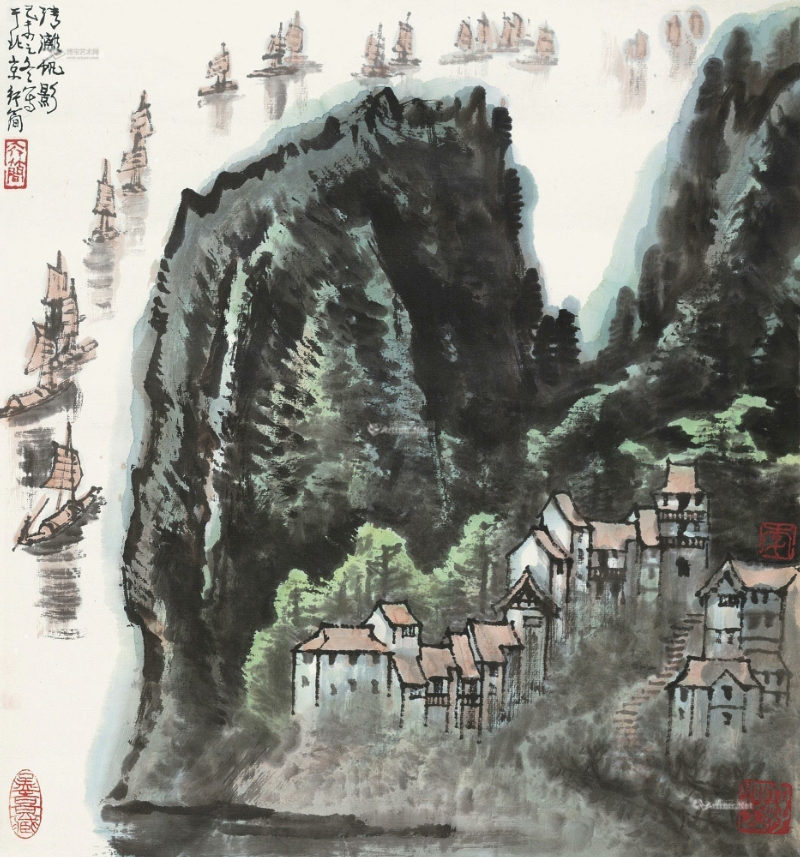 李行简绘画作品欣赏51