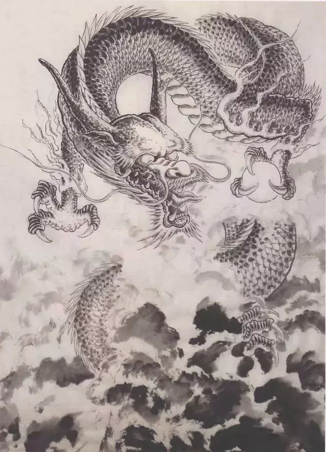 国画龙的画法步骤解析 好网角收藏夹