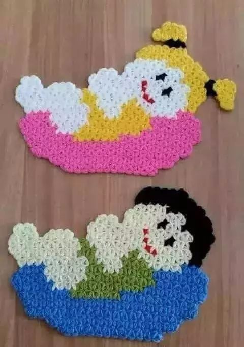 钩编作品好看又厚实的泡芙花样