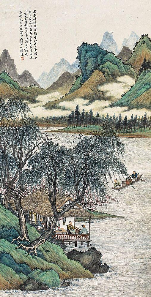 陈达山水画作品集萃欣赏