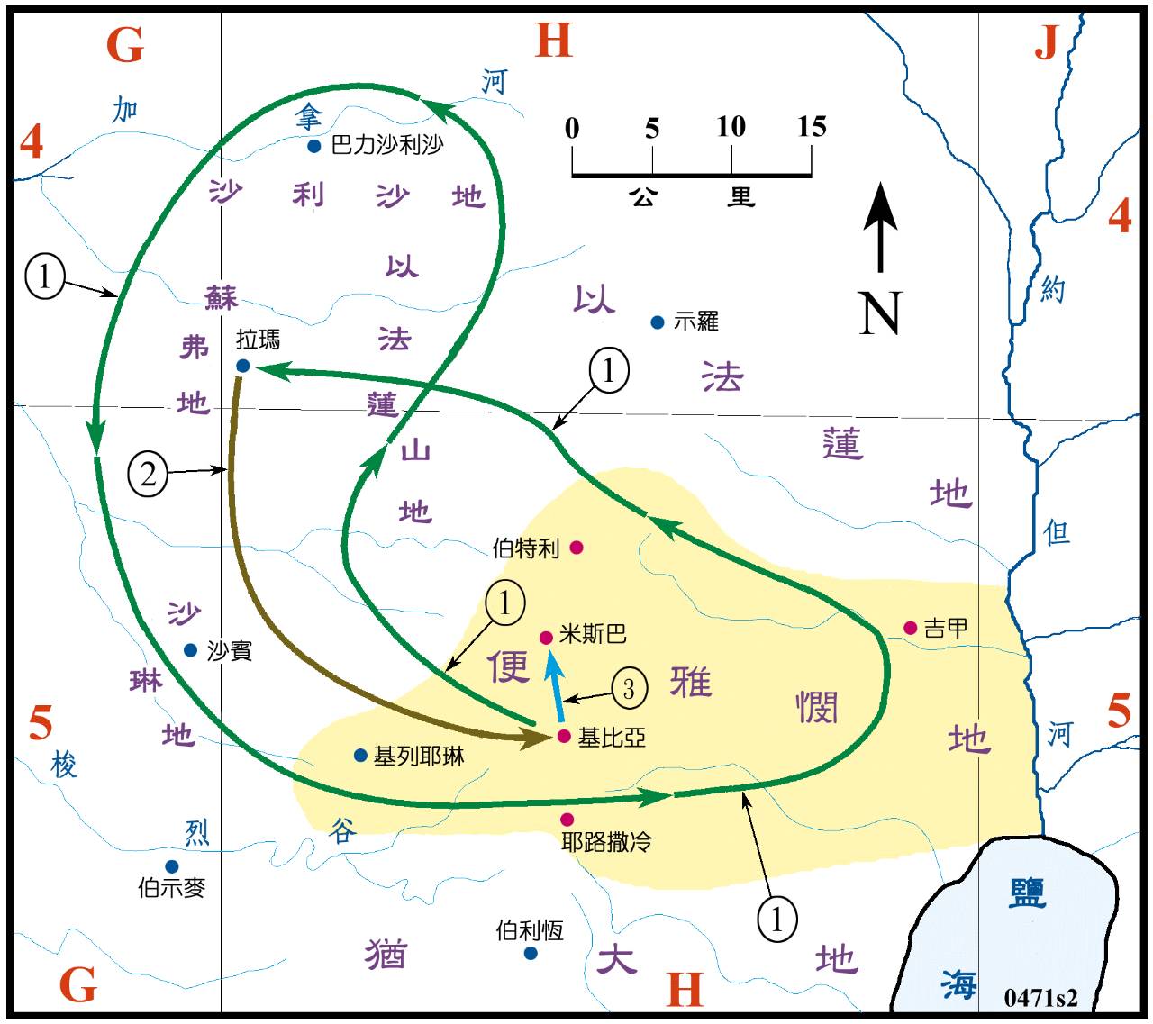 70張聖經地圖值得收藏